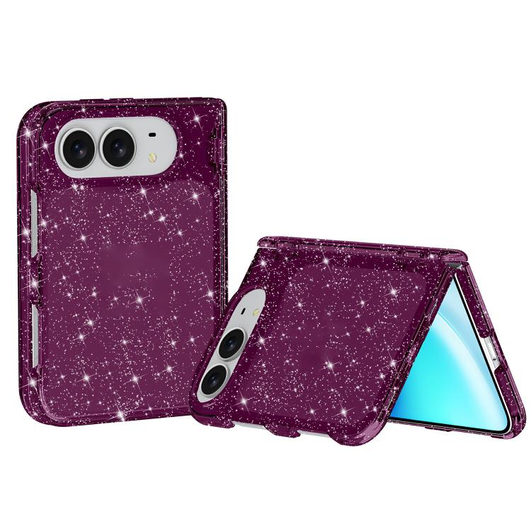 Shockproof Terminator Glitter Powder Phone Case, For iPhone Duo