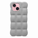Solid Color Cloud Square TPU Phone Case, For iPhone 15 Plus, For iPhone 15