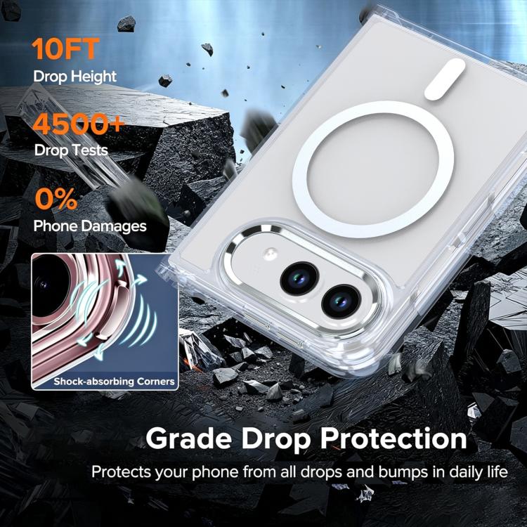 MagSafe Magnetic Clear Phone Case, For iPhone Duo