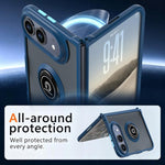 Q Shadow 1 Series TPU + PC Phone Case with Ring, For iPhone Duo