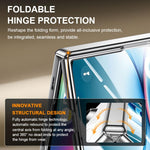 Intergrated Shell And Flim Electroplating Transparent Shockproof Magnetic Phone Case, For iPhone Duo