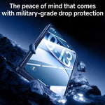 Spray-Coated Spring Hinge Integrated Film Phone Case, For iPhone Duo