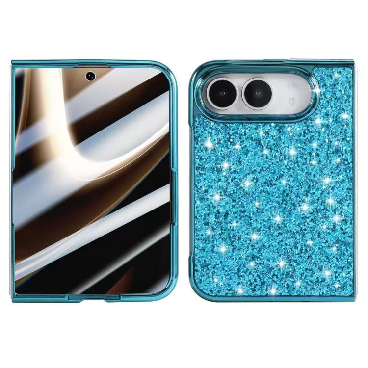Glitter Powder Shockproof TPU Phone Case, For iPhone Duo
