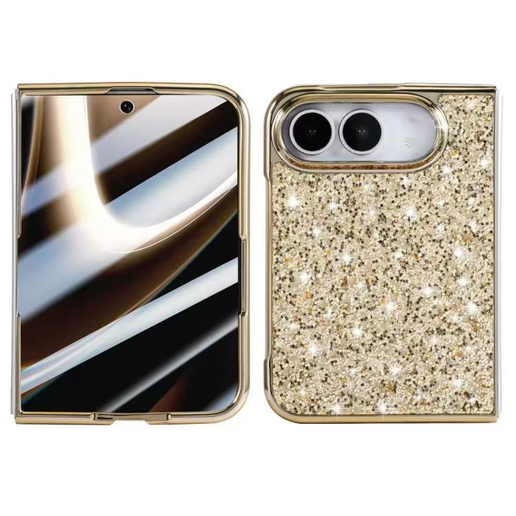 Glitter Powder Shockproof TPU Phone Case, For iPhone Duo