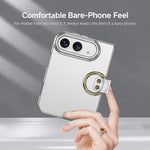 GKK Integrated Ultra-thin PC Full Coverage Phone Case with Ring Holder, For iPhone Duo