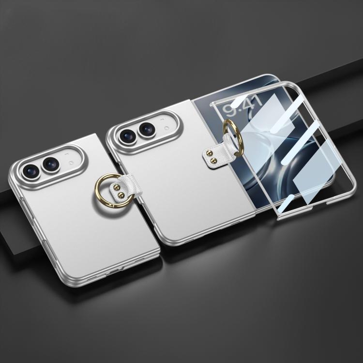 GKK Integrated Ultra-thin PC Full Coverage Phone Case with Ring Holder, For iPhone Duo