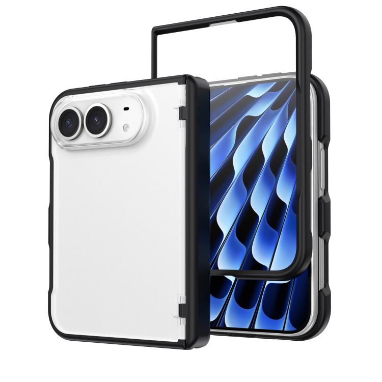 Magnetic Hinge Shockproof Integrated Film PC Phone Case, For iPhone Duo