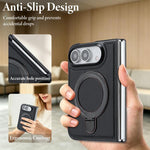 F12 360 Rotation Magnetic Holder PU Phone Case, For iPhone Duo