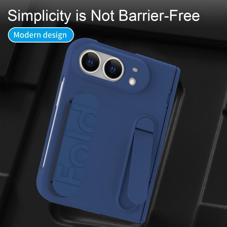 Jinghong Foldable Holder Hinge Shockproof Phone Case with Pen, For iPhone Duo