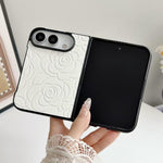 Impression Camellia Pattern Protective Phone Case, For iPhone Duo