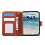 3-Card Slots Multifunctional Leather Phone Case, For iPhone Duo