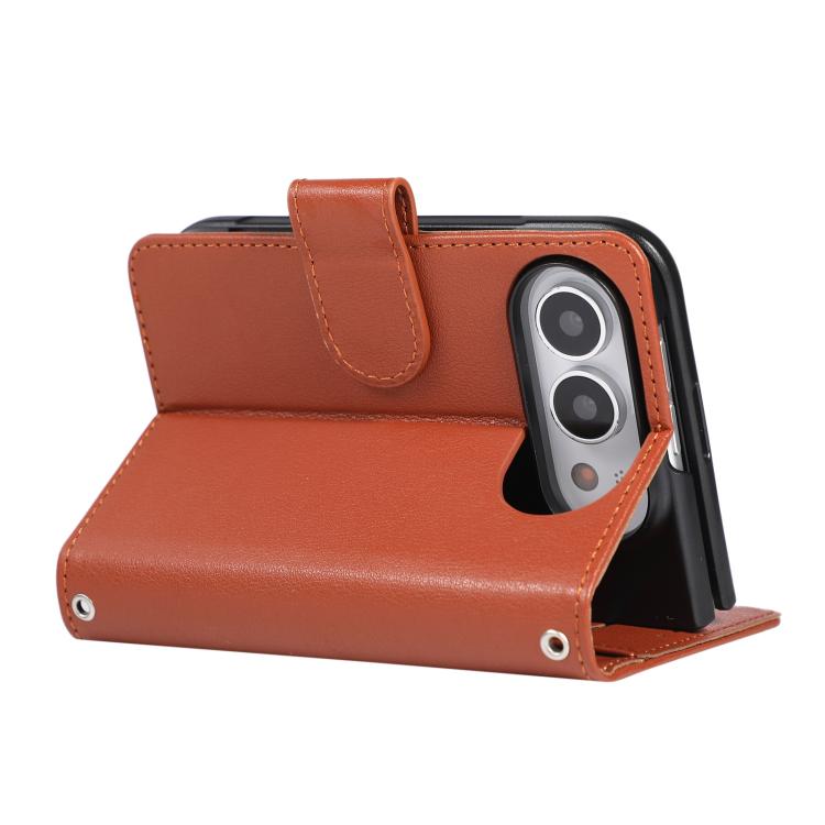3-Card Slots Multifunctional Leather Phone Case, For iPhone Duo