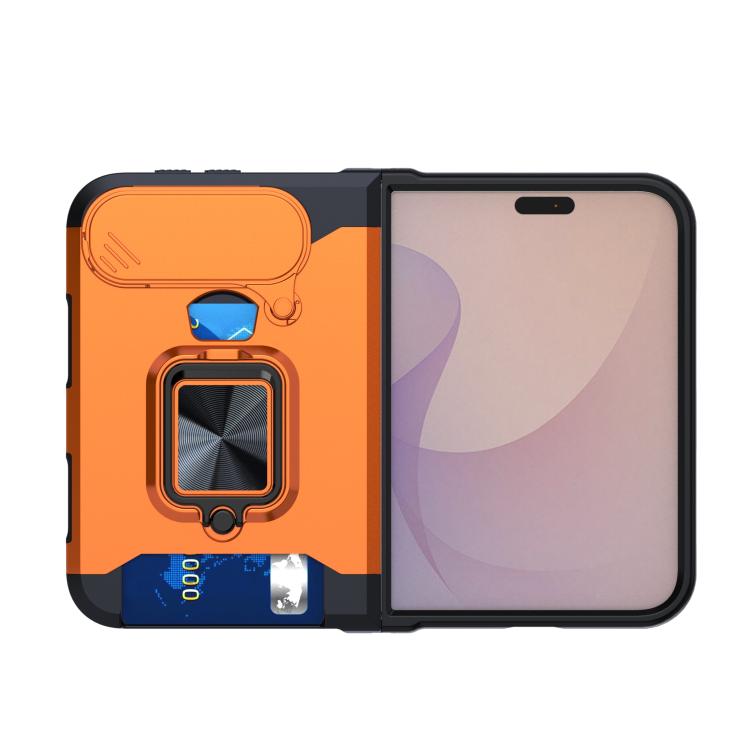 Camera Shield Card Slot PC+TPU Phone Case, For iPhone Duo