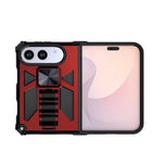 Shockproof TPU + PC Phone Case with Holder, For iPhone Duo