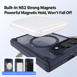 Spring Hinge Magnetic Integrated Film Phone Case, For iPhone Duo