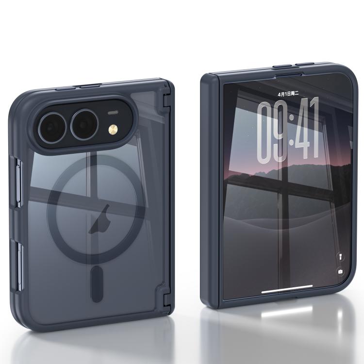 Spring Hinge Magnetic Integrated Film Phone Case, For iPhone Duo