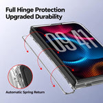 Spring Hinge Magnetic Clear PC Phone Case, For iPhone Duo