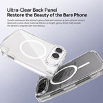 Spring Hinge Magnetic Clear PC Phone Case, For iPhone Duo