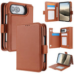 Solid Color Multifunctional Folding Leather Phone Case, For iPhone  Duo