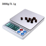 เครื่องชั่งอิเล็กทรอนิกส์ความแม่นยำสูง XY-8006 หน้าจอ 2.2 นิ้ว (0.1g~3000g) ไม่รวมแบตเตอรี่ 3000g/0.01g
