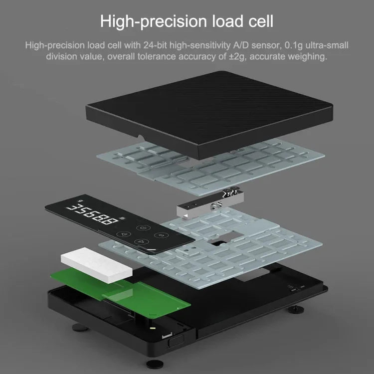 เครื่องชั่งอิเล็กทรอนิกส์ความแม่นยำสูง LCD ครัว 3 กก. ของแท้ Xiaomi Youpin DUKA ES1