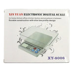 เครื่องชั่งอัญมณีดิจิทัลพกพามืออาชีพ XY-8006 600g x 0.01g หน้าจอ LCD 2.2 นิ้ว
