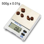 M-18 เครื่องชั่งอิเล็กทรอนิกส์สำหรับเครื่องประดับความแม่นยำสูง 500g x 0.01g พร้อมหน้าจอ LCD ขนาด 1.5 นิ้ว, 500g/0.01g