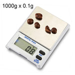 M-18 เครื่องชั่งอิเล็กทรอนิกส์สำหรับเครื่องประดับความแม่นยำสูง 1000g x 0.1g พร้อมหน้าจอ LCD ขนาด 1.5 นิ้ว, 1000g/0.1g