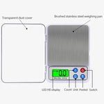 MH-555 เครื่องชั่งดิจิตอลพกพาความแม่นยำสูง 6 กก. x 0.1 กรัม พร้อมหน้าจอ LCD ขนาด 2.2 นิ้ว, 6000g/0.1g