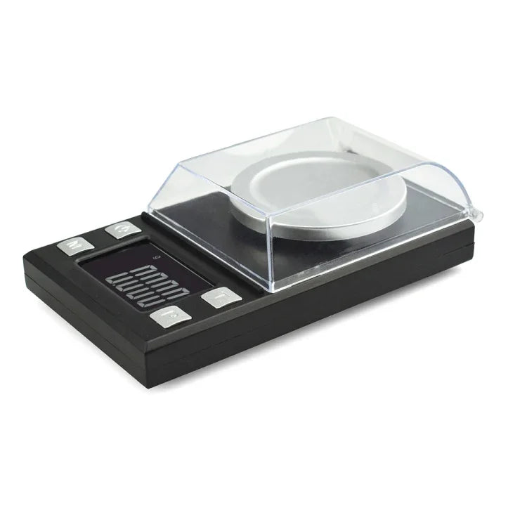 MH-8028 เครื่องชั่งอิเล็กทรอนิกส์แบบพกพาความแม่นยำสูงสำหรับเครื่องประดับ เพชร พลอย 100g x 0.001g พร้อมหน้าจอ LCD ขนาด 1.6 นิ้ว, 100g/0.001g