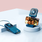 พัดลมมือถือชุบไฟฟ้า F30 แบบพกพา ตั้งโต๊ะ พับได้ เงียบ USB แขวนคอ รุ่นอัปเกรด F30 (ชมพู), F30 (เขียว), F30 (น้ำเงิน), F30 (ขาว)