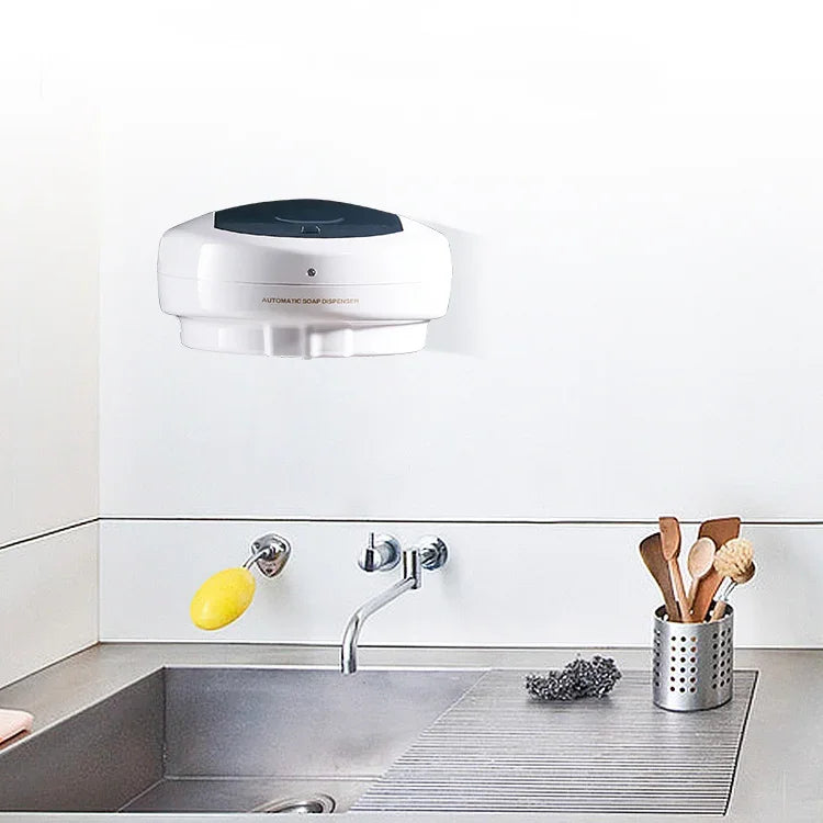 500ml Wall-mounted Plastic Automatic Induction Foam Soap Dispenser, 500ml Induction Foam Soap Dispenser