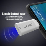 เครื่องฆ่าเชื้อ UV สำหรับสมาร์ทโฟนแบบพกพาขนาดเล็ก Type-C / USB-C
