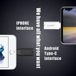 เครื่องฆ่าเชื้อ UV สำหรับสมาร์ทโฟนแบบพกพาขนาดเล็ก Type-C / USB-C