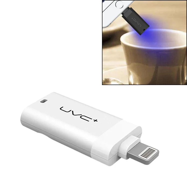 เครื่องฆ่าเชื้อ UV สำหรับสมาร์ทโฟนแบบพกพา 8 พิน