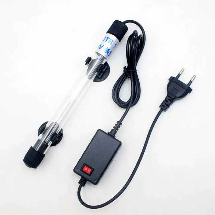 โคมไฟฆ่าเชื้อสาหร่าย UV 220V 9W สำหรับตู้ปลา, ปลั๊ก EU, 9W ปลั๊ก EU