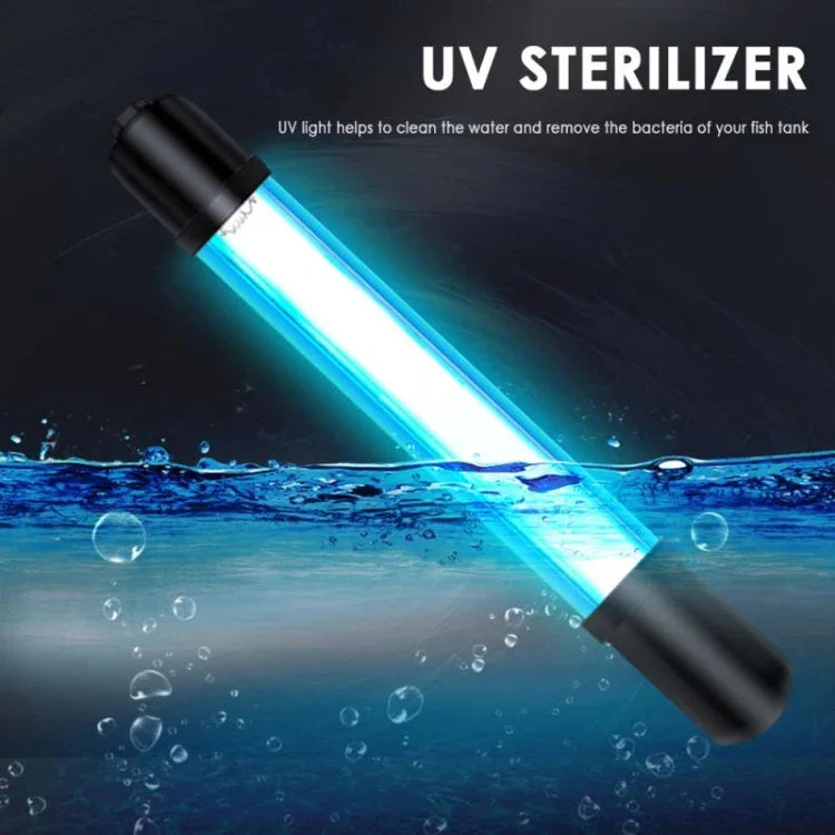 โคมไฟฆ่าเชื้อสาหร่าย UV 110V 9W สำหรับตู้ปลา, ปลั๊ก US, 9W ปลั๊ก US