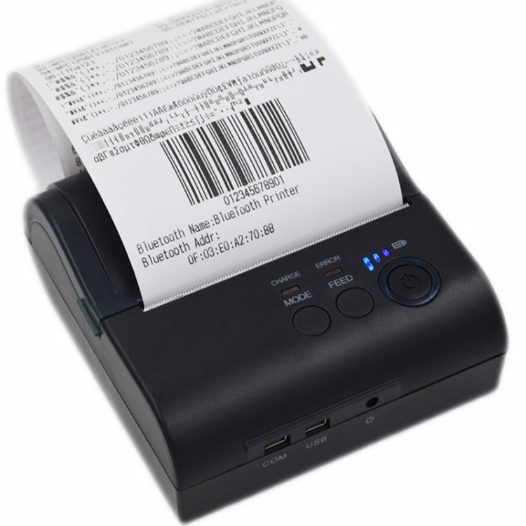 เครื่องพิมพ์ใบเสร็จความร้อนบลูทูธพกพา POS-8001LD, POS-8001LD