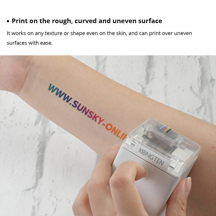 MBrush01 เครื่องพิมพ์สีขนาดเล็กแบบพกพา 1200 DPI