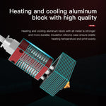 ชุดหัวฉีดเครื่องอัดเส้น 24V 40W พร้อมเทอร์มิสเตอร์วัดอุณหภูมิและท่อทำความร้อนสำหรับเครื่องพิมพ์ 3D Ender-3 ของ Creality