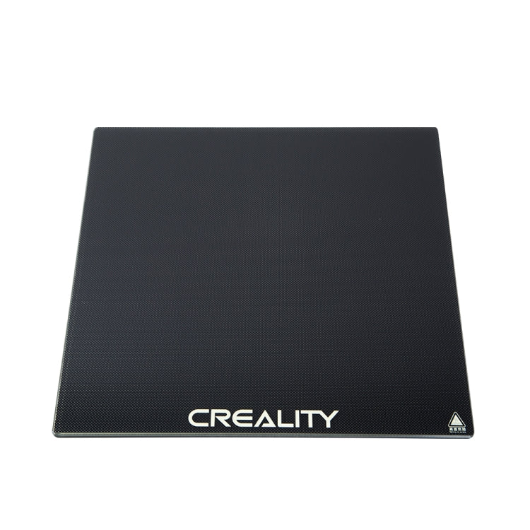 แผ่นกระจกคาร์โบรันดัมสำหรับเตียงพิมพ์แบบร้อนของเครื่องพิมพ์ 3D Ender-3 ของ Creality
