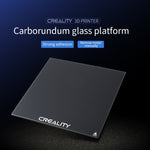 แผ่นกระจกคาร์โบรันดัมสำหรับเตียงพิมพ์แบบร้อนของเครื่องพิมพ์ 3D Ender-3 ของ Creality