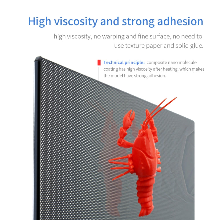 แผ่นกระจกคาร์โบรันดัมสำหรับเตียงพิมพ์แบบร้อนของเครื่องพิมพ์ 3D Ender-3 ของ Creality