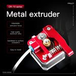 ชุดหัวฉีด Bowden สีแดงโลหะทั้งหมดสำหรับเครื่องพิมพ์ 3D Creality Ender-3 / Ender-3 Pro / Ender-3 V2 / CR-10 Pro V2