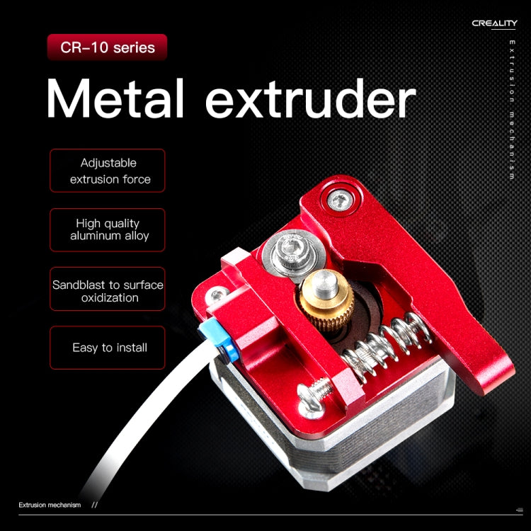 ชุดหัวฉีด Bowden สีแดงโลหะทั้งหมดสำหรับเครื่องพิมพ์ 3D Creality Ender-3 / Ender-3 Pro / Ender-3 V2 / CR-10 Pro V2