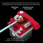 ชุดหัวฉีด Bowden สีแดงโลหะทั้งหมดสำหรับเครื่องพิมพ์ 3D Creality Ender-3 / Ender-3 Pro / Ender-3 V2 / CR-10 Pro V2