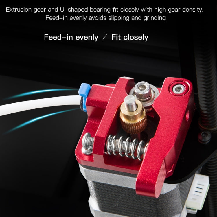 ชุดหัวฉีด Bowden สีแดงโลหะทั้งหมดสำหรับเครื่องพิมพ์ 3D Creality Ender-3 / Ender-3 Pro / Ender-3 V2 / CR-10 Pro V2