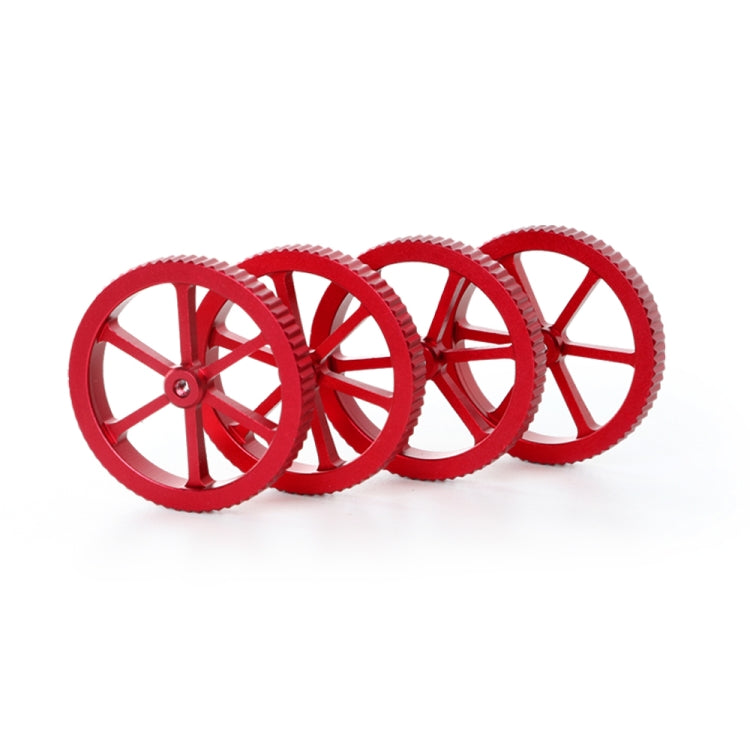 น็อตปรับระดับมือหมุนสีแดงโลหะสำหรับเครื่องพิมพ์ 3D Creality Ender-3 / Ender-3 Pro / Ender-3 V2 / CR-10 Pro V2