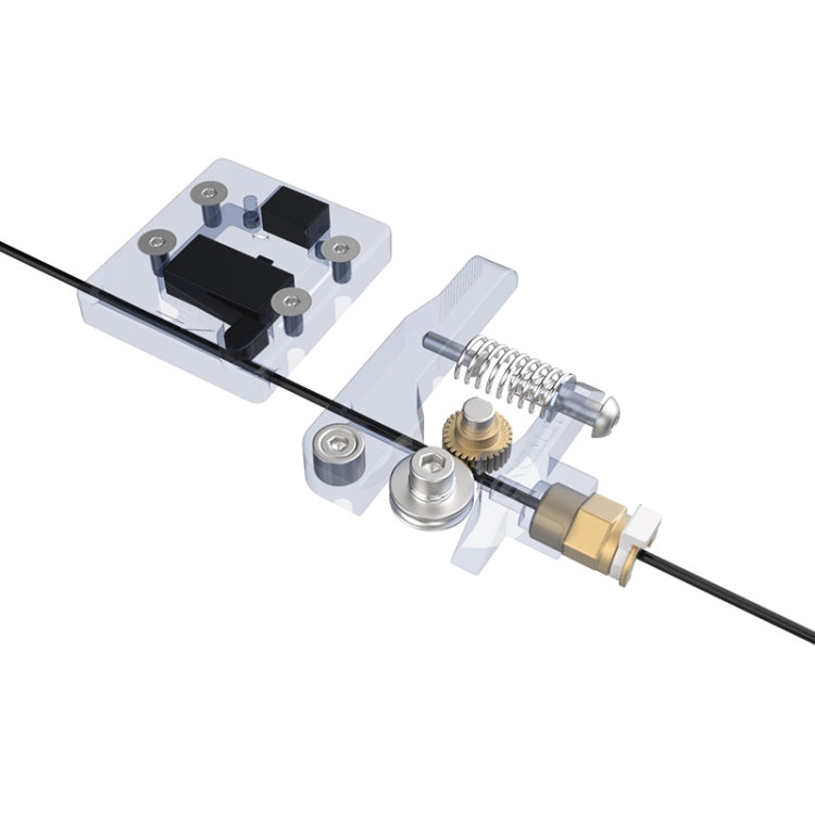ชุดหัวฉีด Bowden บล็อกโลหะสีเงิน Creality สำหรับเครื่องพิมพ์ 3D Ender-3 / Ender-3 Pro / Ender-3 V2 / CR-10 Pro V2