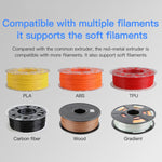 ชุดหัวฉีด Bowden บล็อกโลหะสีเงิน Creality สำหรับเครื่องพิมพ์ 3D Ender-3 / Ender-3 Pro / Ender-3 V2 / CR-10 Pro V2